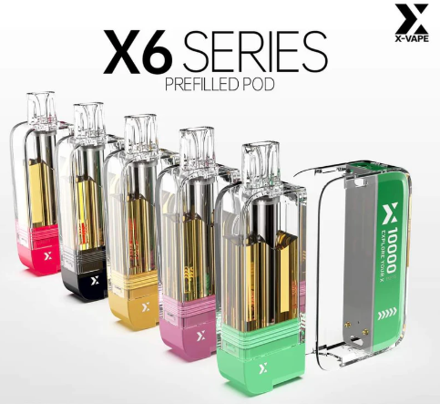 x6 electronic cigarette Kamry Mod with X9 A tomizer SMOK Novo 6 Ultra Pod