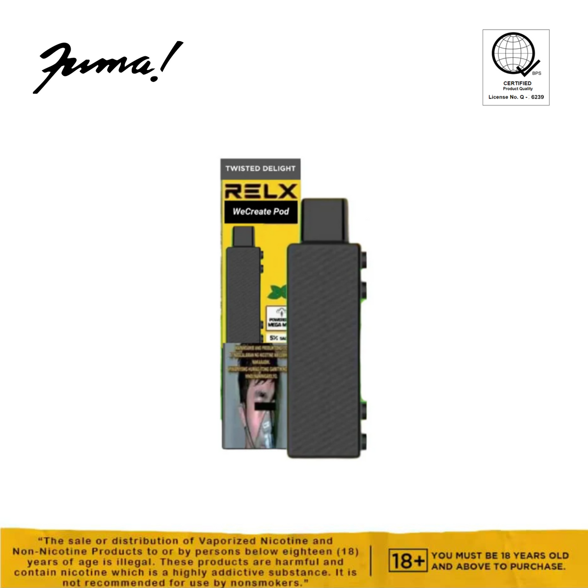 FUMA - Relx WeCreate Pod (Device Sold Separately) Fuma Philippines FUMA - Relx WeCreate Pod (Device Sold Separately) Fuma Philippines