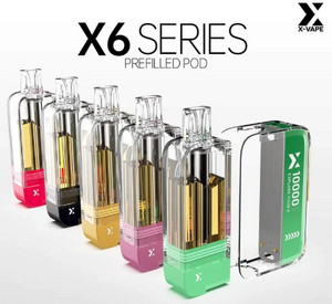 X-Vape X6 Series 10ml Prefilled Pod