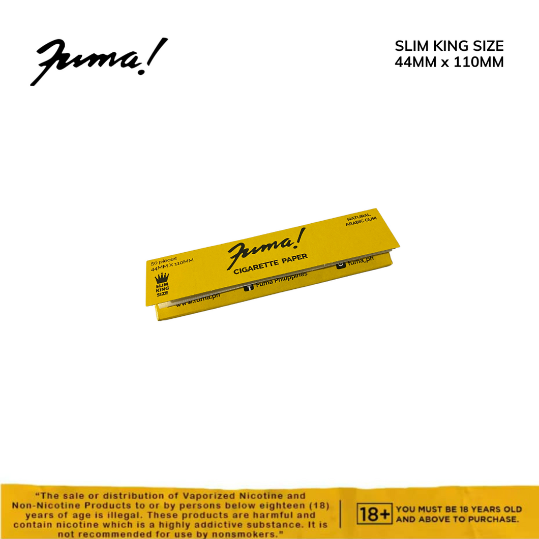 FUMA! Rolling Paper - Natural Arabic Gum