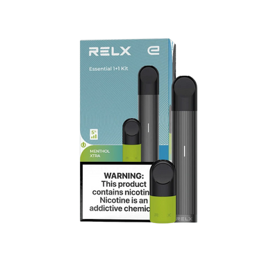 RELX Essential Black 1+1 Flavor Pods Device Kit